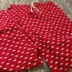 Vineyard, vines, holiday pajama bottoms, size extra small